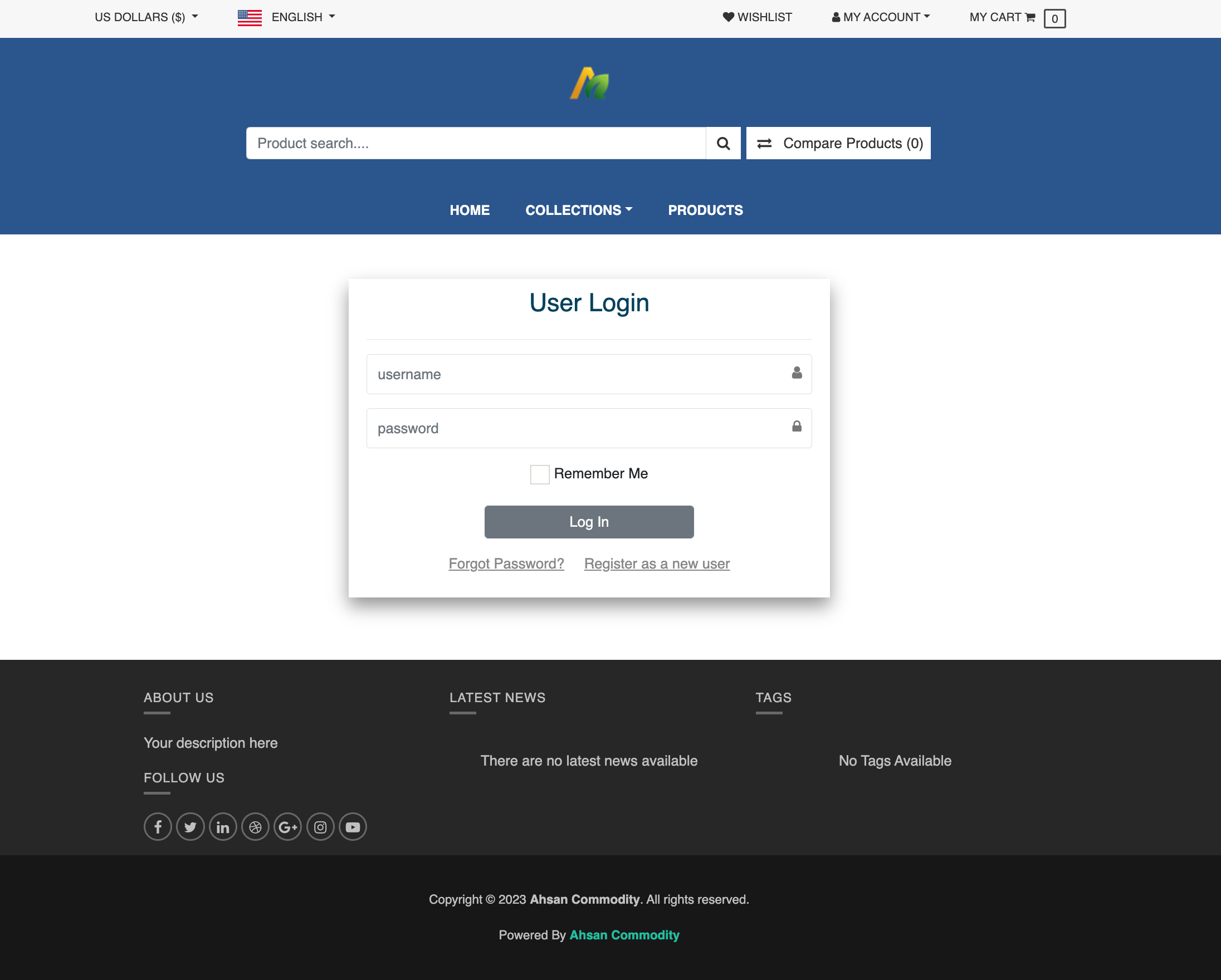 Shop - Ahsan Commodity